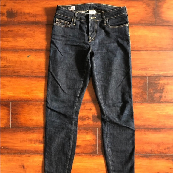 True Religion Halle Tuxedo Skinny Jeans Blue Low Rise Y2K size 27 - Picture 10 of 15